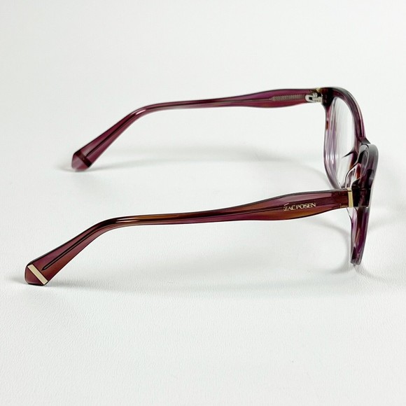 ZAC POSEN Deeda EYEGLASSES Frame Purple TORTOISE Cat Eye 51-17-135 Full Rim main image 10